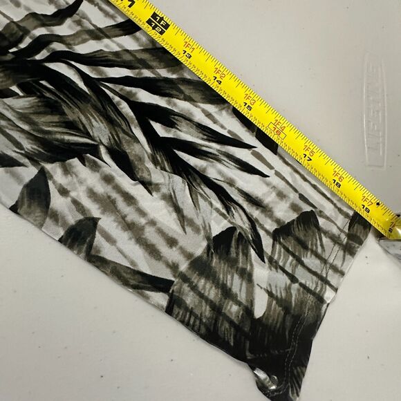 Investments Soft Separates Women's Dress Size XL Leaves V-neck Faux Wrap Midi - Picture 10 of 11